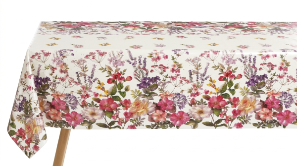 Клеенка ПВХ на тканевой основе Dekorelle Glance 686-1, разм. 1,4х20м