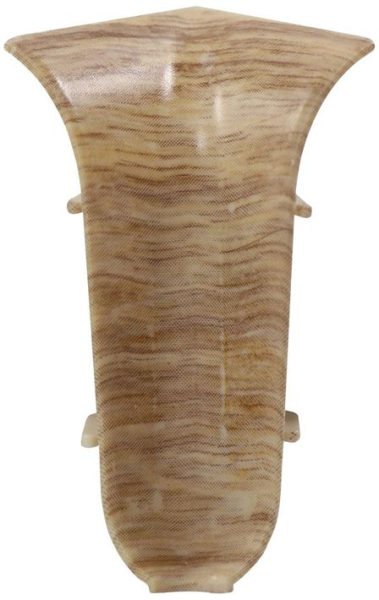 Угол внутренний к плинтусу "WIMAR" 58мм Дуб гроссо (25)