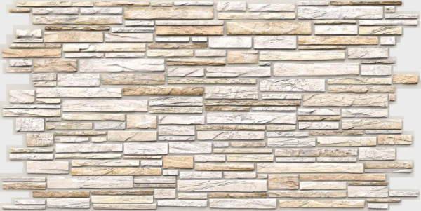 Панель ПВХ Мозайка "Пастушка бежевая"  0,3мм 955х488мм (10) Регул