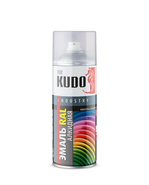 Эмаль универсальная реактивно черный  "KUDO" RAL 9005 KU-09005 (12) CCC