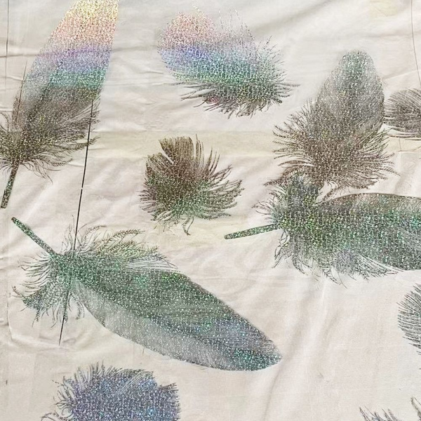 Клеенка силиконовая Dekorelle 235- S (серебро/прозрачный фон) 0,6*20м