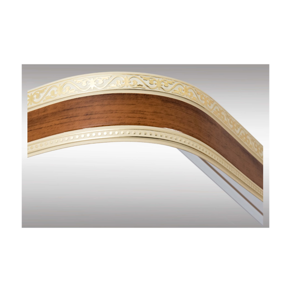 Карниз "Монарх" 2,8м орех беж. МК N