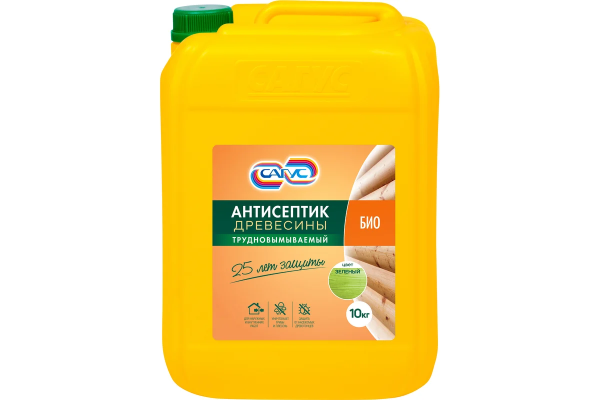 Антисептик древесины трудновымываемый САГУС Био 10кг