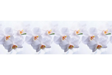 Декоративная панель "Голубая орхидея" 2000х600мм