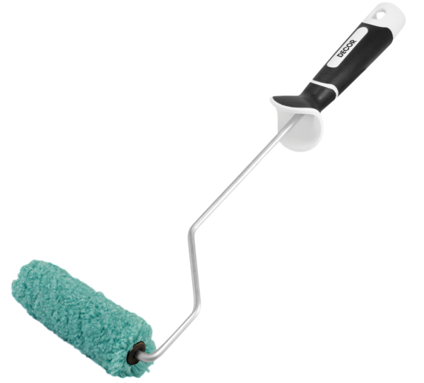 Мини-валик 2К 100мм, d15мм, бюгель 6мм, ворс 12мм, микрофибра премиум ССС