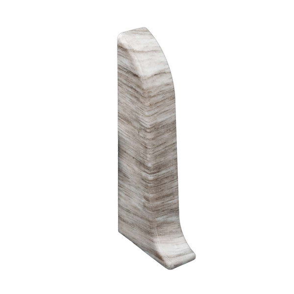 Заглушка левая и правая к плинтусу "WIMAR" 58мм Дуб рене (уп. 1 пара)