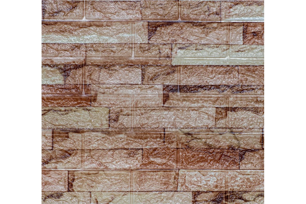 Самоклеящаяся 3D панель Dekorelle 019 белый, разм. 70x77см, толщина 3мм (10шт)