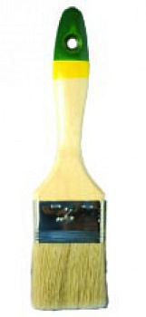 Кисть плоская смешанная щетина "ЕвроМикс" дер. лак. ручка