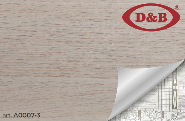 А0007-3 Пленка самоклеящаяся D&B 0,45*8м  дерево светлое   /20