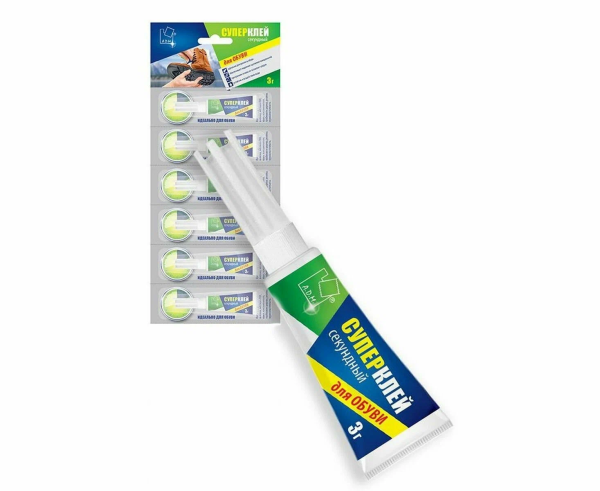 Супер клей секундный для обуви й 3гр,  АДМ (12)