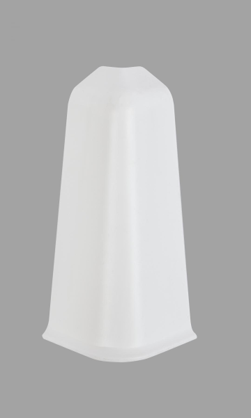 Угол внешний к плинтусу  TERA Белый  72мм (2шт)