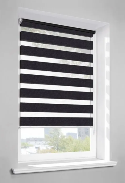 Мини Ролета День-ночь "Сити"  LB 60-03 64*215 (гра0фитовый-серый) Р