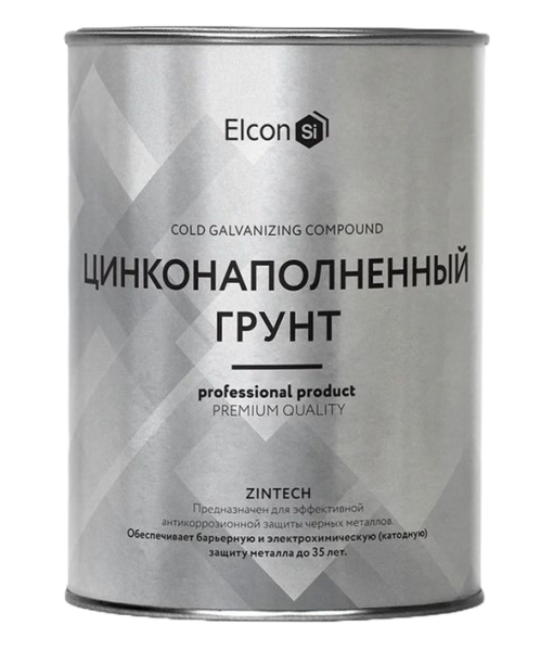 Цинконаполненная грунт-эмаль "Elcon Zintech 96%" 20кг