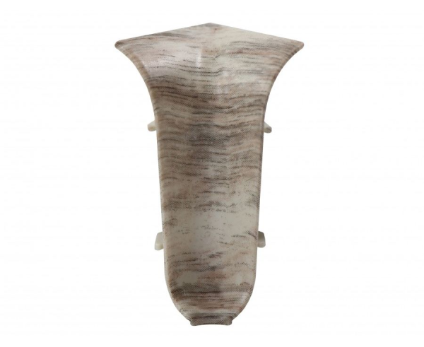 Угол внутренний к плинтусу "WIMAR" 58мм Дуб альба (25)