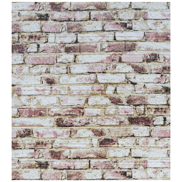 Панель самоклеящаяся 3D вспененная "Кирпич античный" 770х700мм (30) ССС