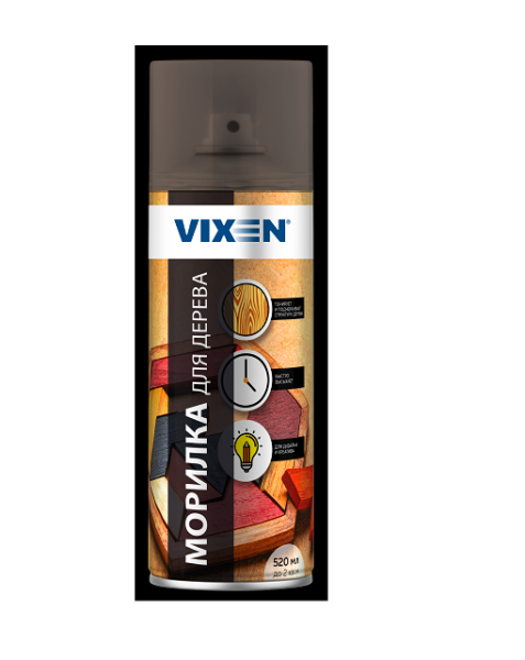 Морилка для дерева темн-сер аэрозоль 520мл (VX-91002) (12)