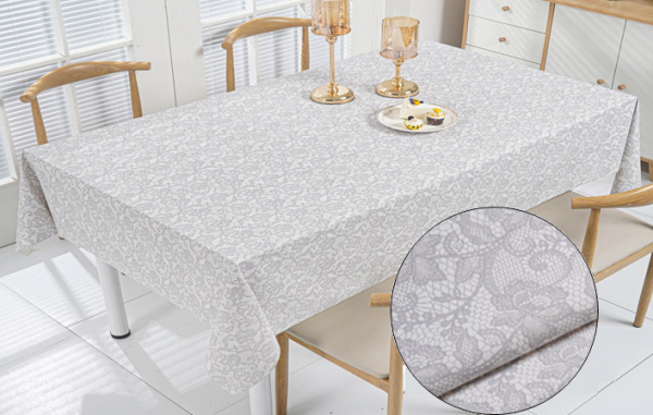 Клеенка ПВХ на тканевой основе Dekorelle Eleganta 003, разм. 1,4х20м