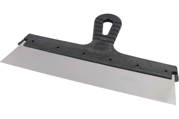 Шпатель фасадный "Интек" 300 из нержавеющей стали с пластиковой ручкой