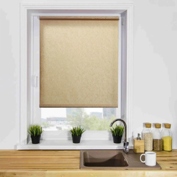 Мини Ролета Жаккард LM 66-04 140*170 (бежевый)