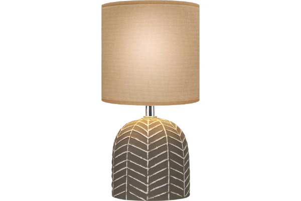 Лампа настольная Crinoline E14, провод 1,3м, бежевая, REV Ritter