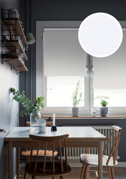 Мини Ролета  Блэкаут  LUX цвет белый  73*170