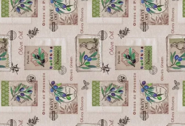 Клеенка тканевая Dekorelle Espana 039, хлопок+тефлон, разм. 1,4x20м