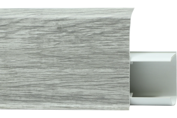 Плинтус ПВХ c съемной панелью TERA №744 Бронберг бежевый  72мм (24)