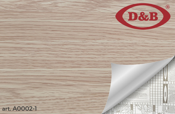А0002-1 Пленка самоклеящаяся D&B 0,45*8м  дерево светлое   /20