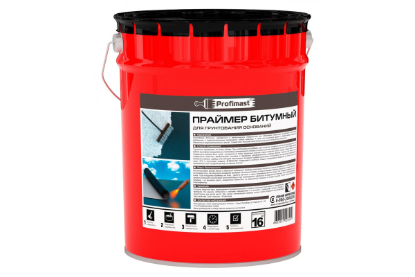 Праймер битумный PROFIMAST 10л/9кг/металл