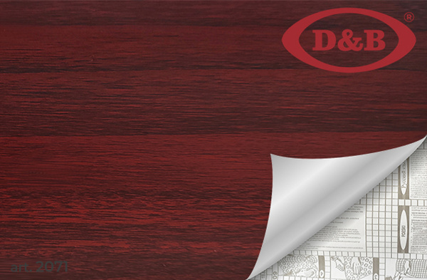 2071 Пленка  самокл. D&B  0.90*8м    дерево красное /6