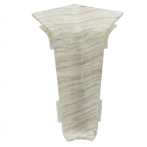 Угол внутренний к плинтусу QUADRO 55мм №580 Дуб Северный (блистеры по 2шт)