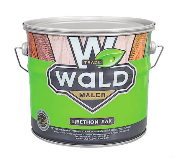 Лак глянцевый "WALD" бесцветный 1,0л (14)