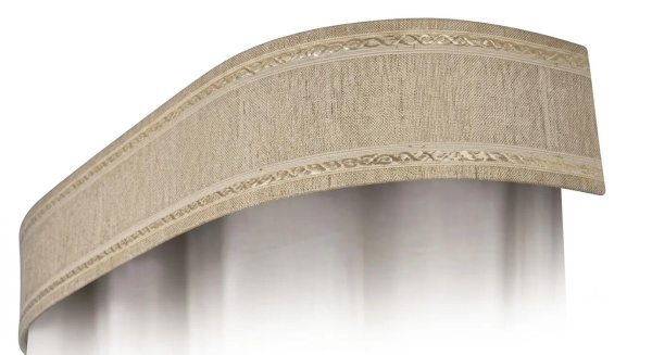 Бленда "Модерн" золото на бежевом/ №342 "BroDecor" 7см (50 м.п.)