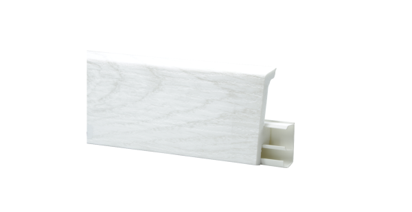 Плинтус HDPS напольный WINART PRO универсальный монтаж 80мм 2,0 м Quatro Дуб Эверест (20)