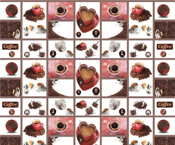 Скатерть ПВХ на нетканной основе Dekorelle Maria 128, разм. 1,6x1,4м