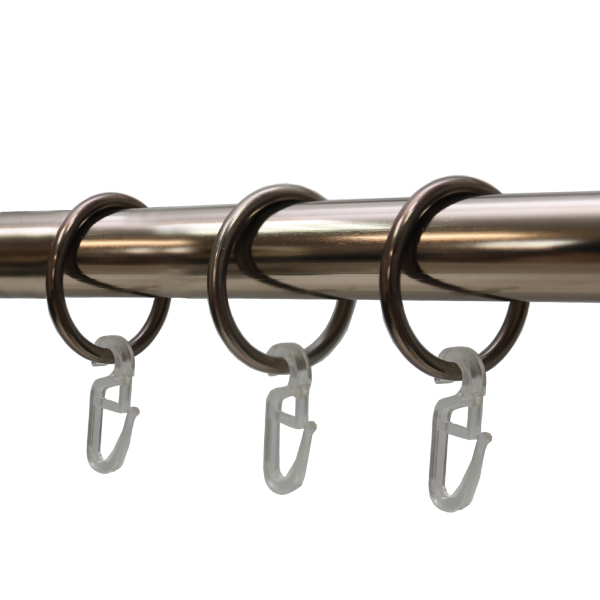 Телескоп.двухряд.карниз, Наконечник Классика, Коньяк, 16/19мм ,160-320см,