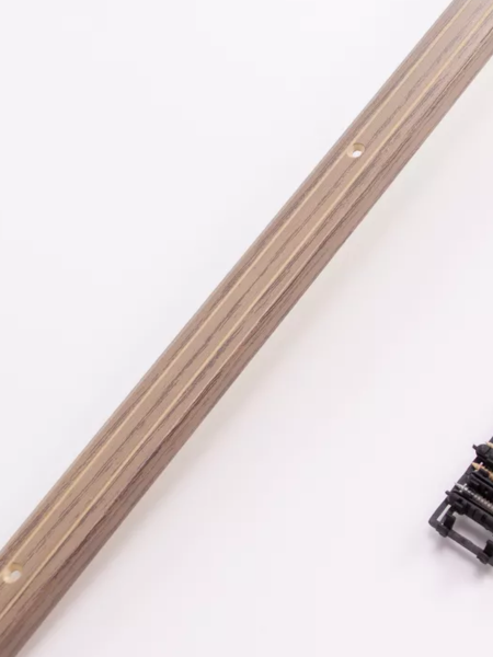 Угол-порог 24*10 1,0м орех седой   У42.81 ССС