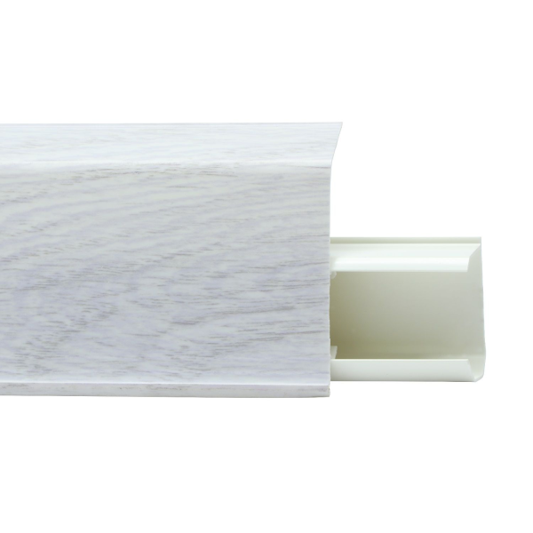 Плинтус напольный со съемной панелью QUADRO №556 Леонардо 55мм*2,2м (40)