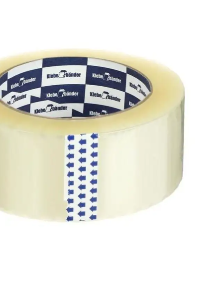 Клейкая лента  упаковочная 50мм прозрачная 45мк Klebebander/36/6 ССС