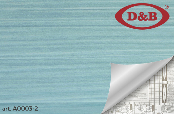 А0003-2 Пленка самоклеящаяся D&B 0,45*8м  дерево синее  /20                               Новинка