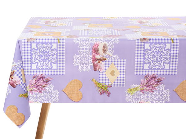 Клеенка ПВХ на нетканной основе Dekorelle Jakline 110, разм. 1,4x20м