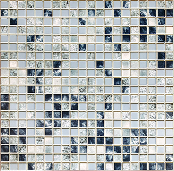 Панель ПВХ "Океан" самоклеющаяся мозаика Грейс 480х480мм (15)