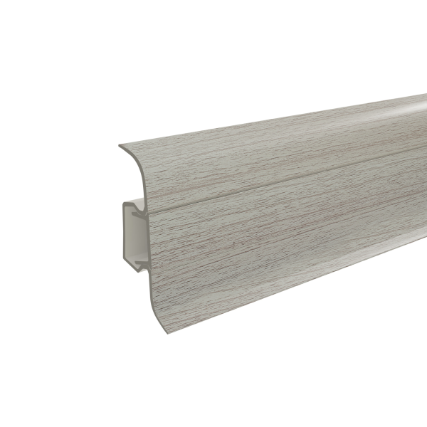 Плинтус с кабель-каналом Technical ясень светлый Т11 2,5м (40)