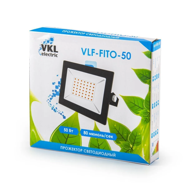 Прожектор светодиодный VLF-FITO-50 50W, 220V, IP65 VKL electric