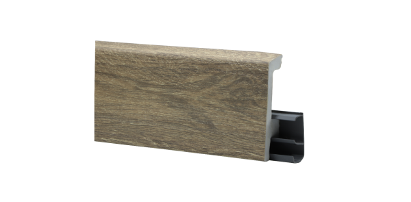 Плинтус HDPS напольный WINART PRO универсальный монтаж 80мм 2,0 м Quatro Дуб Орнетте (20)