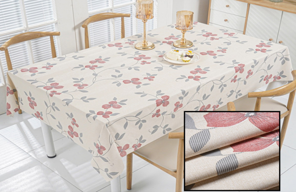 Клеенка ПВХ на тканевой основе Dekorelle Eleganta 004-1, разм. 1,4х20м