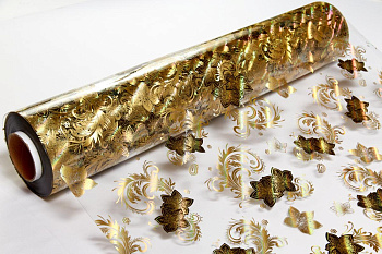 Клеенка ТЕРМО прозрачная с рисунком Клеенка ТЕРМО прозрачная с рисунком