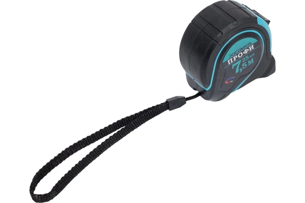 Рулетка в обр. корпусе ПРОФИ с магнитом (7,5м; 25мм) "РОСОМАХА" (6)