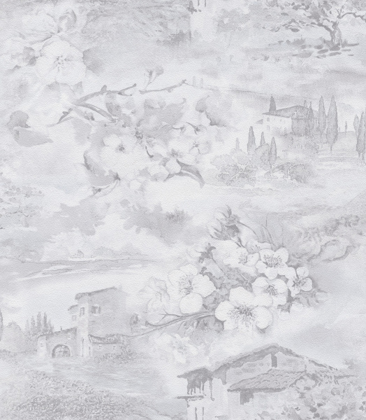 Тоскана 6239-5 обои дупл. с перл. (серая) /12  МОСКВА