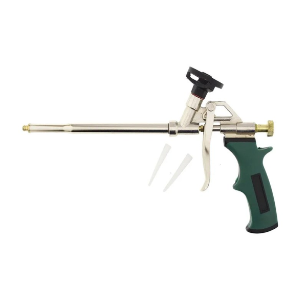 Пистолет для монтажной пены NAGAN 209 прорезиненная рукоятка, адаптер с тефлоном (Арт. НГ-ПМ-209)